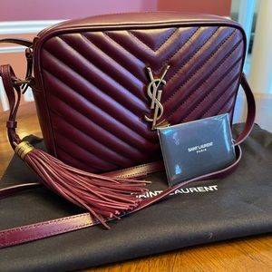 YSL SAINT LAURENT LOU QUILTED CAMERA BAG CROSSBODY